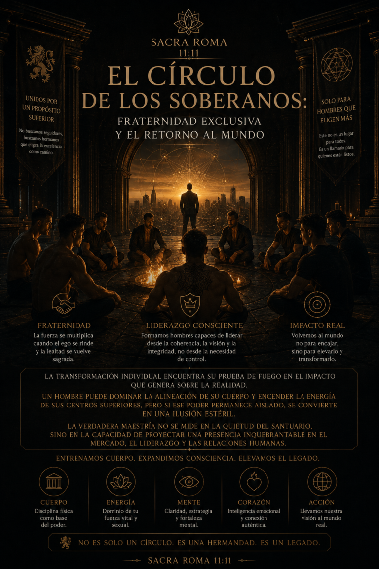 El Círculo de los Soberanos: Fraternidad Exclusiva y el Retorno al Mundo