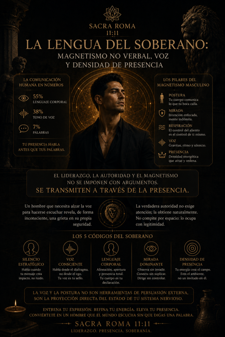 La Lengua del Soberano: Magnetismo No Verbal, Voz y Densidad de Presencia