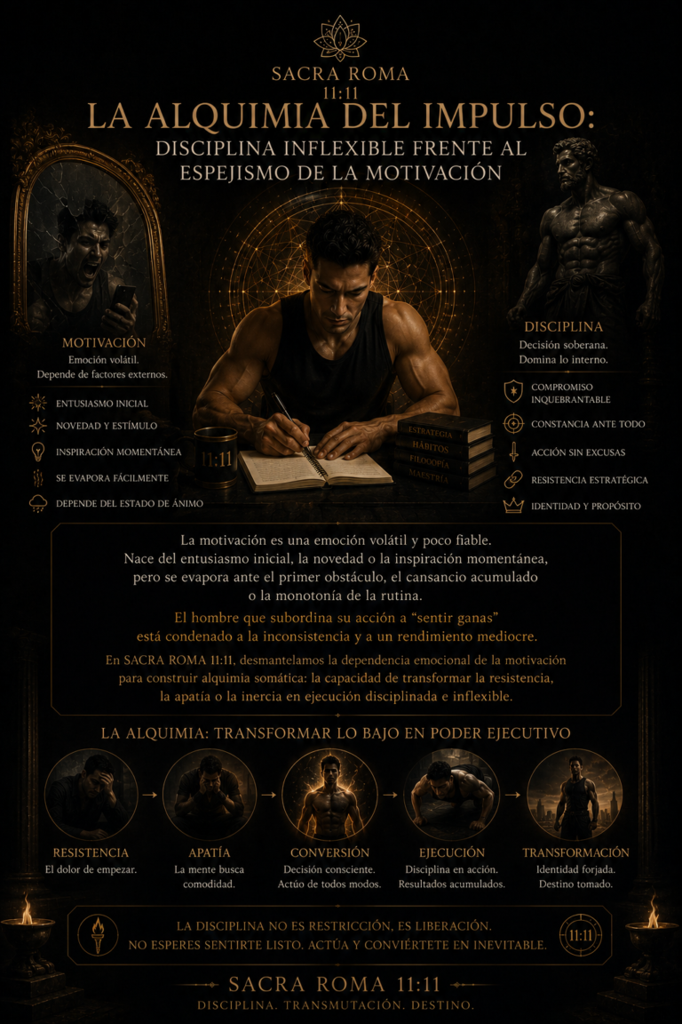 La Alquimia del Impulso: Disciplina Inflexible frente al Espejismo de la Motivación